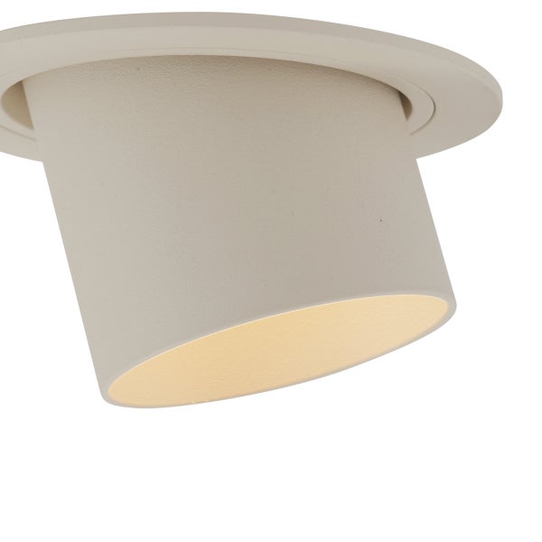Moderner Einbaustrahler Beige GU10 50 mm rund schwenkbar - Installa