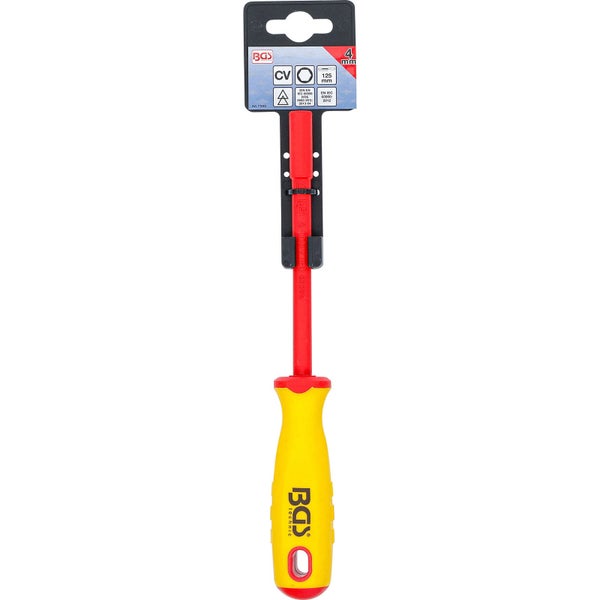 BGS Schraubendreher mit 4 Millimeter Klinge und 125 Millimeter Länge