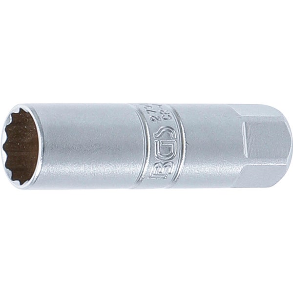 BGS Zündkerzen-Einsatz Zwölfkant Antrieb Innenvierkant 10 mm (3/8) SW 14 mm - 2791