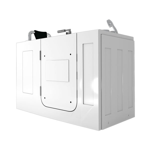 Sitzwanne Whirlpool Badewanne mit Tür S07WP-A-L 140x76cm