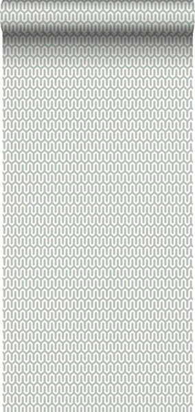 Deckenleuchte mit runder, weißer Glasabdeckung und goldenem Rand