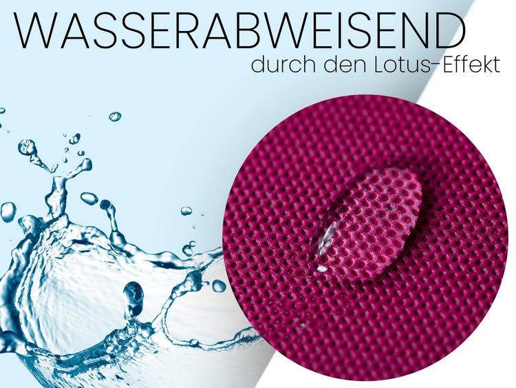 Sensalux Tischdeckenrolle 25m lang aus stoffähnlichem Vlies, 1,50 m x 25 m Beere