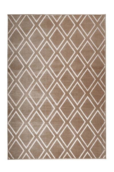 Kurzflor Teppich Blissique Taupe Modern, Klassisch 200 x 290 cm