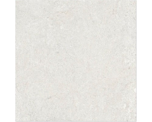 Quadratische, helle Bodenfliese mit matter Oberfläche