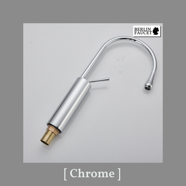 Berlin Faucet Küchenarmatur aus Metall in Chrom mit hohem Auslauf und Einhebelmischer