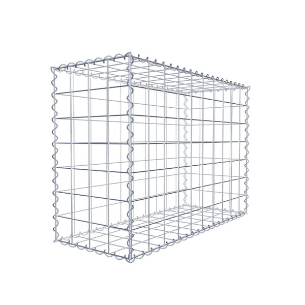 Gabione 100 cm x 70 cm x 40 cm (L x H x T), Maschenweite 10 cm x 10 cm, Spirale