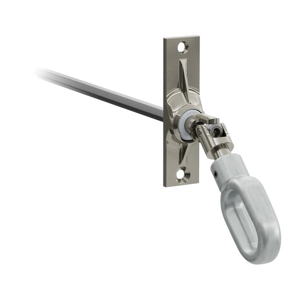 Fensteröffner mit Griff und Montageplatte