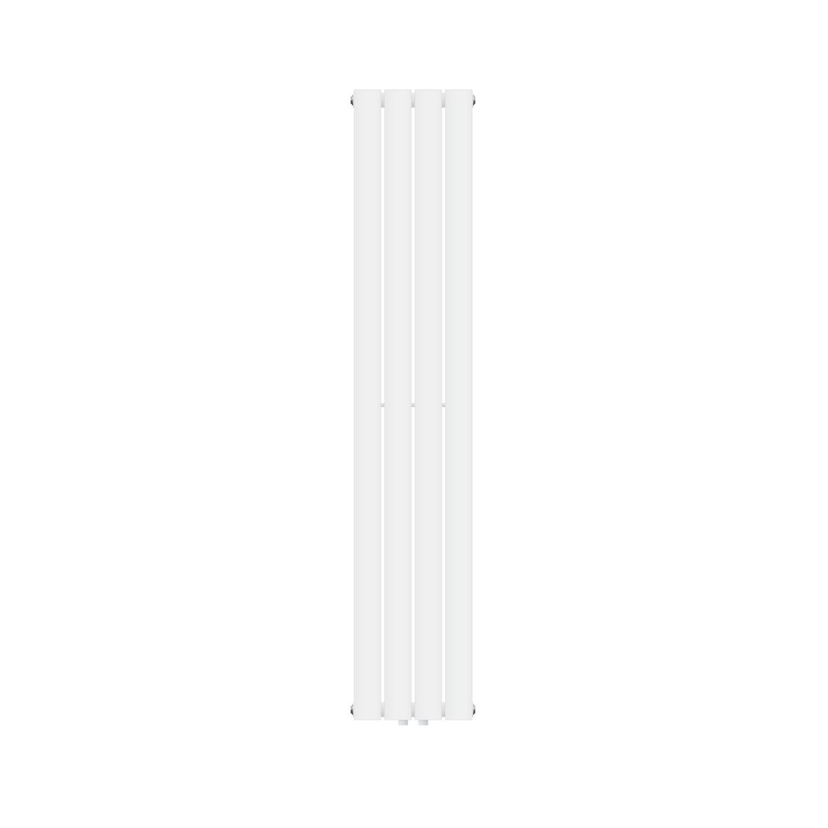 LuxeBath Paneelheizkörper Doppellagig 1600x300 mm Weiß, Design Badheizkörper Mittelanschluss, Bad/Wohnraum Heizung, Designheizkörper Flach Heizkörper, Flachheizkörper Vertikal Röhren, mit Montage-Set