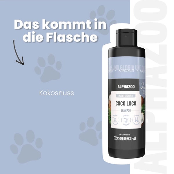 Alpha Zoo Coco Loco Hundeshampoo mit Kokosnuss