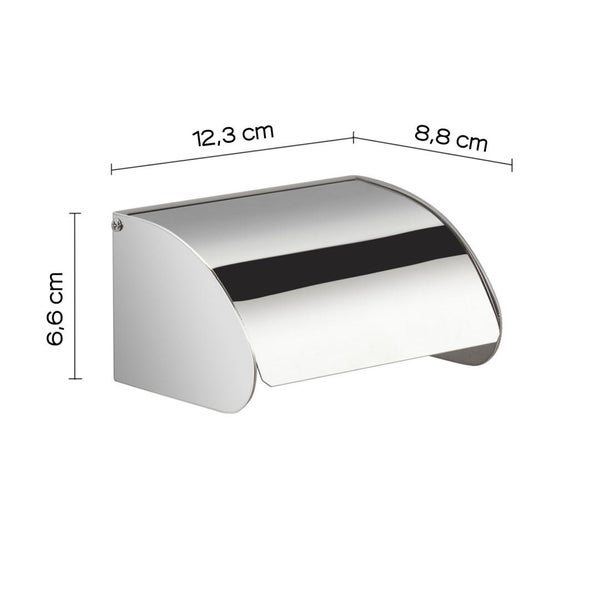Hochglanz verchromter Wand-Toilettenpapierhalter | Loto