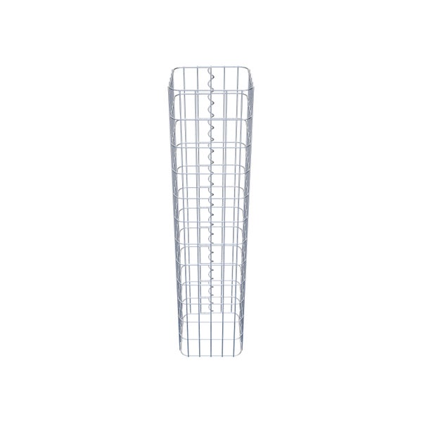 Gabionensäule 27 x 27 cm, MW 5 x 10 cm eckig - Höhe: 1,20 m