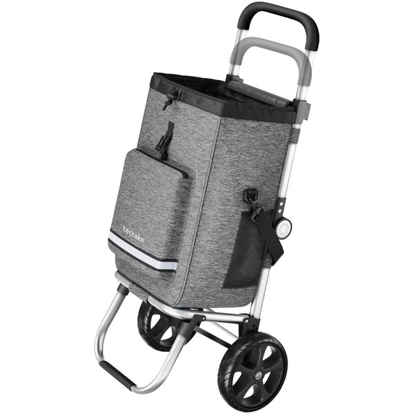 Tectake Einkaufstrolley mit ausziehbarem Griff