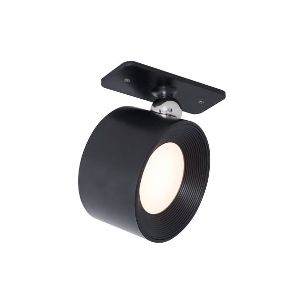 Schwarze Deckenleuchte für den Innenbereich