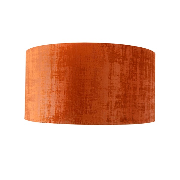 Velours Lampenschirm orange 50/50/25