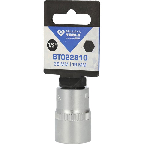 Brilliant Tools Steckschlüssel Einsatz, 1/2 Zoll, 38 Millimeter und 19 Millimeter