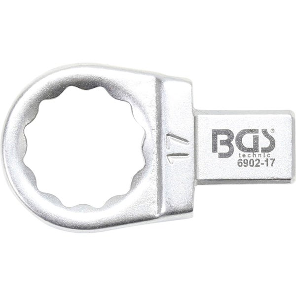 BGS Einsteck-Ringschlüssel 17 mm Aufnahme 9 x 12 mm - 6902-17