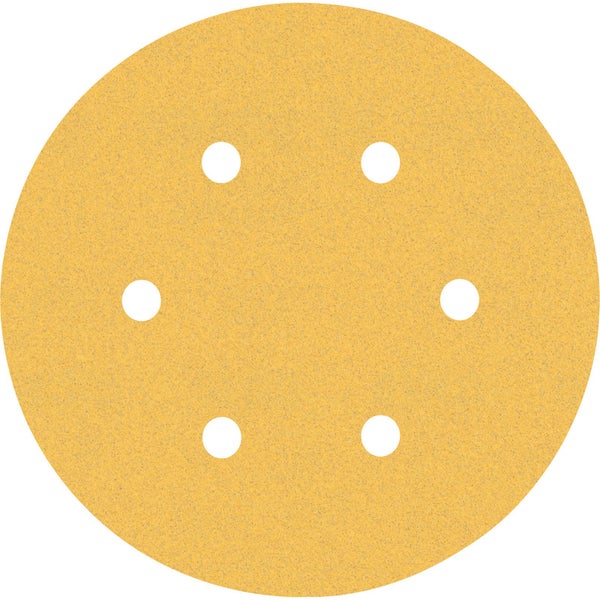 Bosch 50x Expert C470 Schleifpapier mit 6 Löchern für Exzenterschleifer 150 mm G 120 - 2608900921