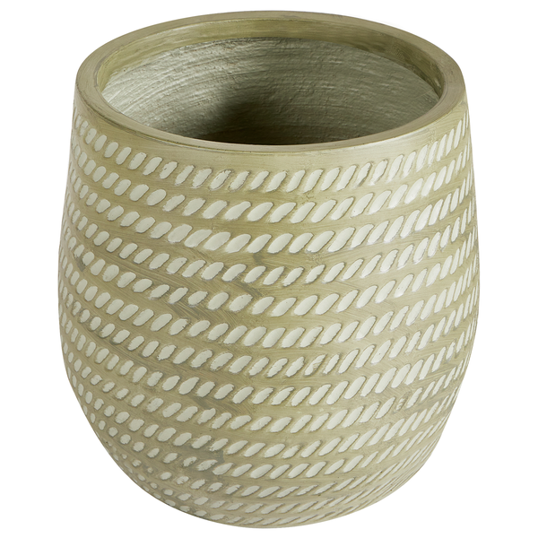 Blumenkübel LIVADIA 27 cm Olivgrün