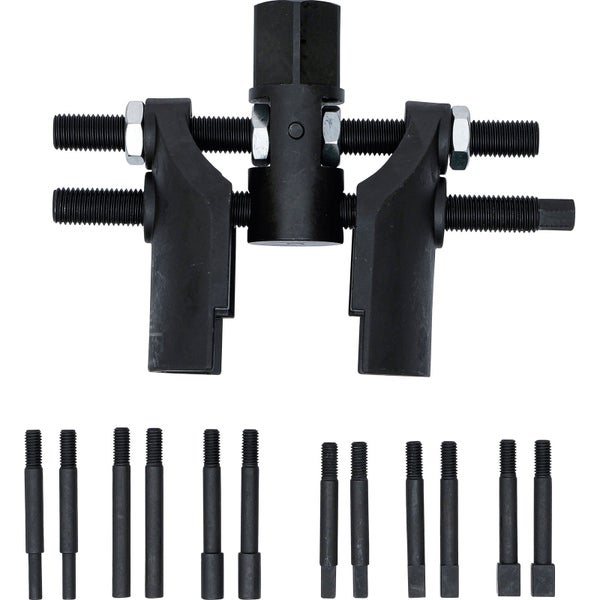 Abzieher-Satz mit verschiedenen Aufsätzen