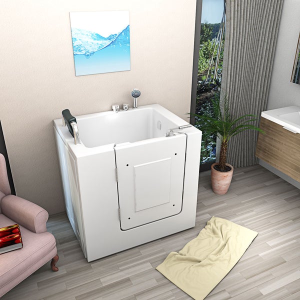 Senioren Sitzwanne Badewanne mit Tür S02-TH-B-L 100x78 cm