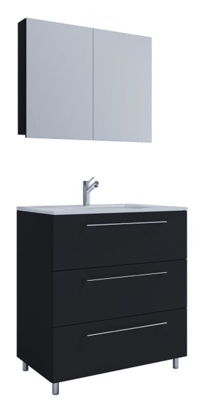 3-tlg. Waschplatz Waschtisch Badinos Schublade SP