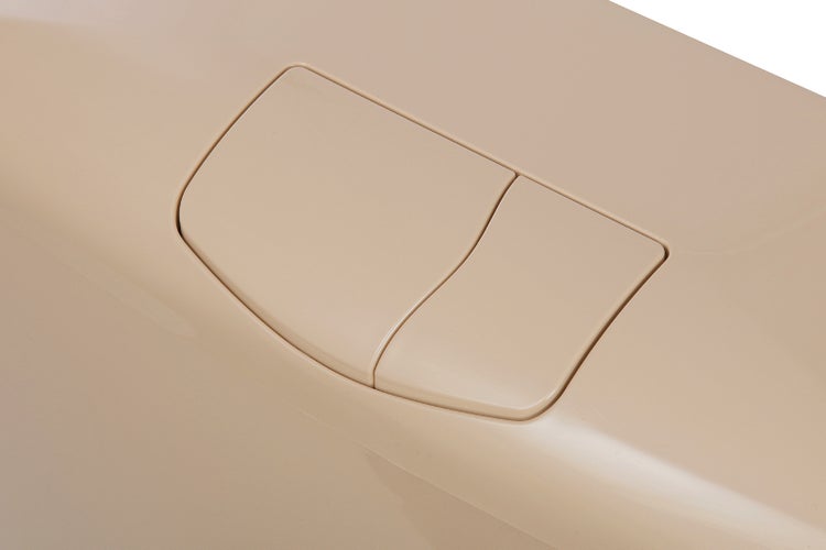 Sanitop-Wingenroth Spülkasten Karat | Tiefspülkasten mit Zwei-Mengen-Technik | 3,5 oder 6 - 9 l | Geräuscharm und vollisoliert | Variabler Anschluss | Beige | 21053 9