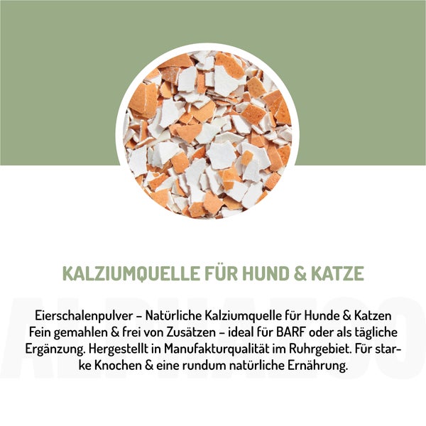 alphazoo Eierschalenpulver 250g
