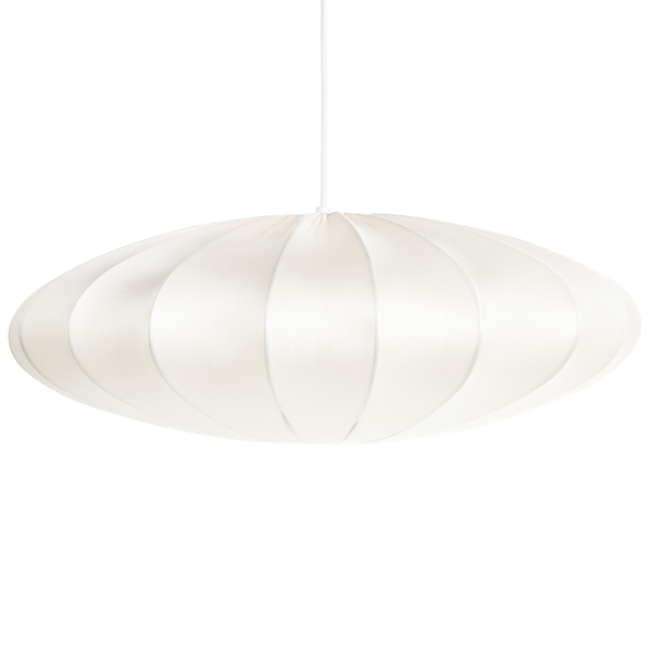 Hängeleuchte mit ovalem Schirm