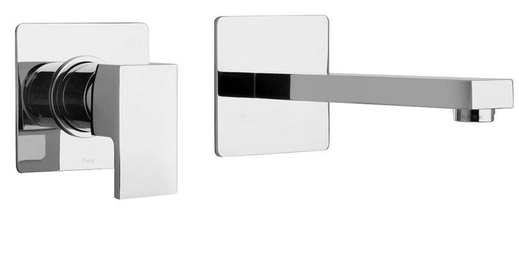 Wandarmatur für Waschbecken mit Einhebelmischer