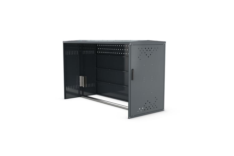 Fahrradgarage BikeBox 1 Giebeldach AE mit Seitenwand