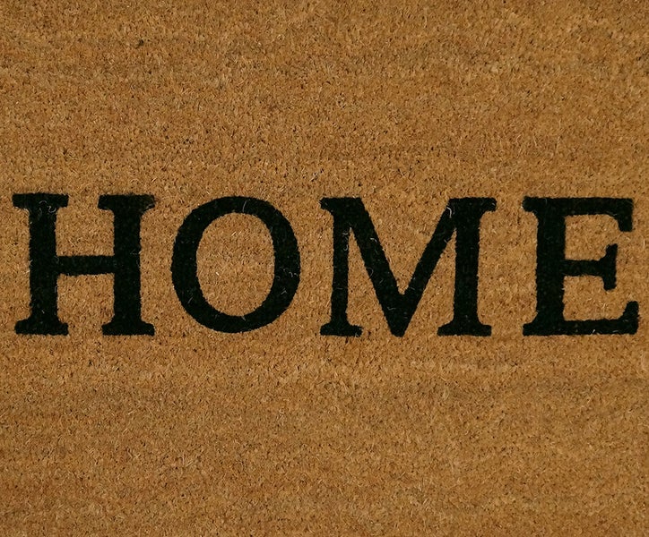 Kokosnussmatte Home - Fußmatte 50 x 80 cm
