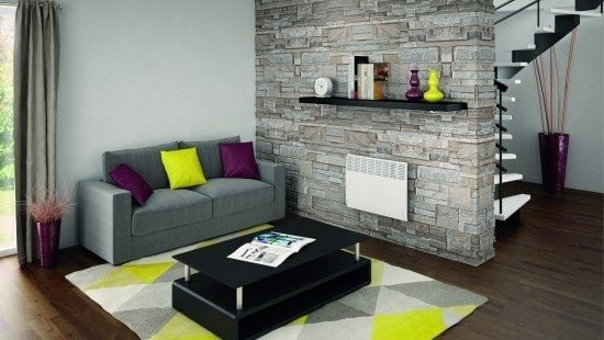 Konvektor Quality Heating Atlantic F125-D 61x46 cm 1500W Aluminium Weiß inkl. digitalem Thermostat, IP24 Feuchtraum geeignet, Energiesparmodus, Fenstererkennung, Frostschutz, Kindersicherung
