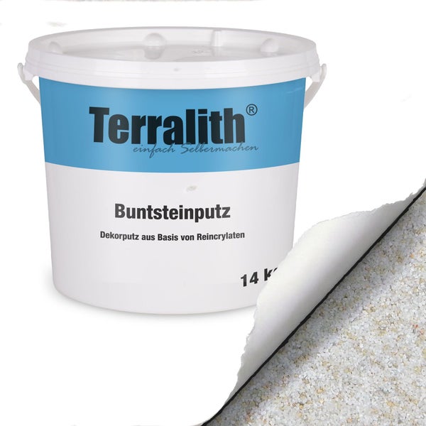 Terralith Buntsteinputz Dekorputz auf Reinacrylatbasis im Eimer
