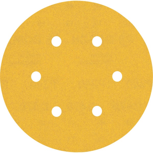 Bosch Exzenterschleifer beim Schleifen einer Oberfläche