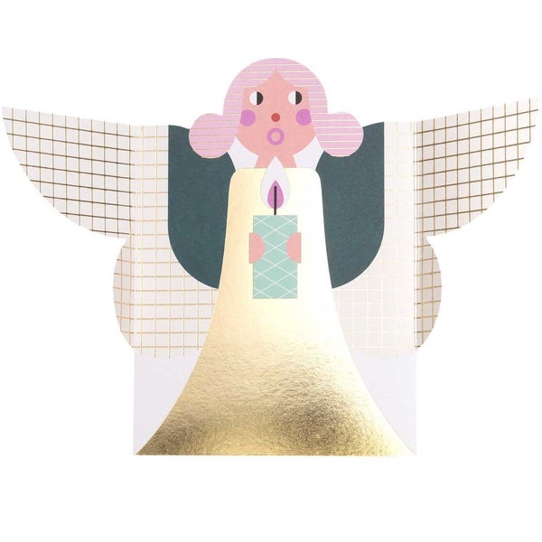 3D-Karte, Xmas In Air_Petrol/Pink FSC Mix