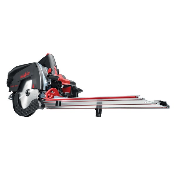 Mafell KSS 50 18M bl Kapp-Sägesystem mit Sägeblatt und Führungsschiene für präzise Schnitte