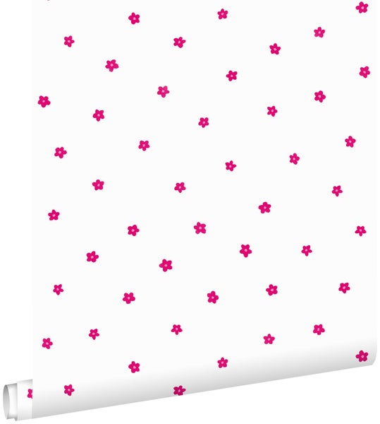 ESTAhome Tapete Blumen Rosa - 53 cm x 10.05 m - 115814
