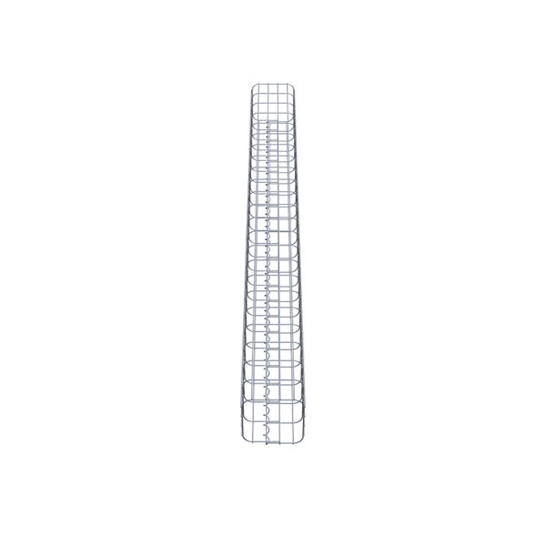 Gabionensäule 22 x 22 cm, MW 5 x 10 cm eckig - Höhe: 2,30 m