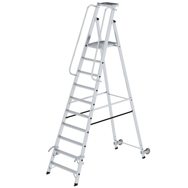 Aluminium Rollgerüst mit acht Stufen