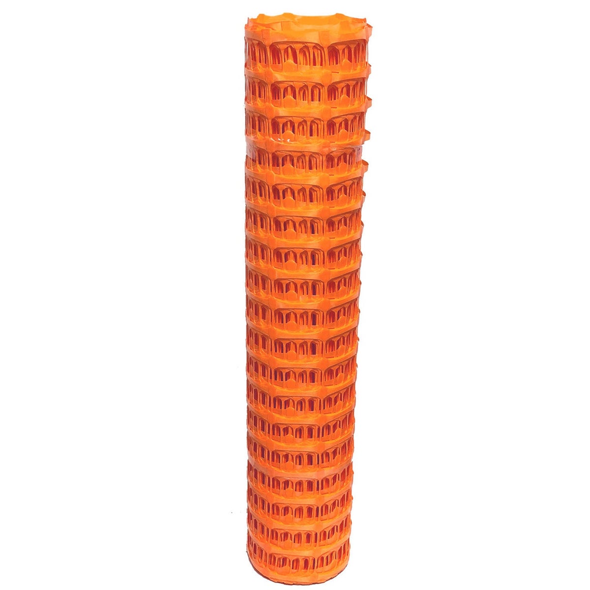 Fangzaun UvV SOLIDO Warnzaun Absperrnetz Bauzaun Kunststoff Rolle 50 x 1m | 7,5kg / orange