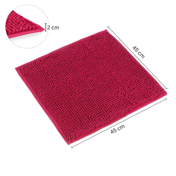 Badteppich aus Microfaser, 45 mal 45 Zentimeter