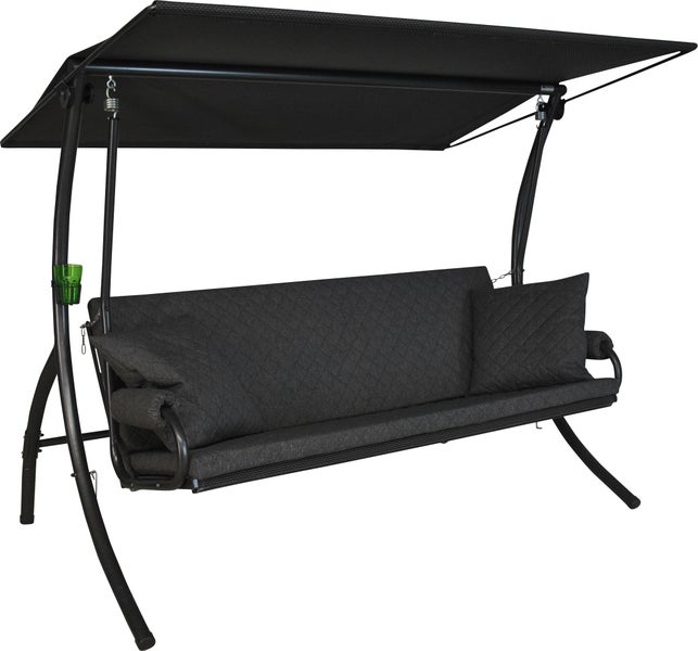 Gartenschaukel mit Sonnendach und Kissen