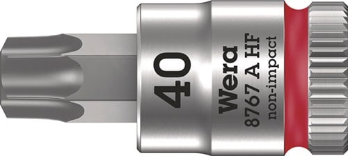 Wera Steckschlüsseleinsatz 8767 A HF TORX 1/4 T40 Länge 28 mm - 5003371001