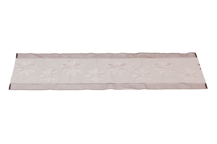 FRANK FLECHTWAREN | Tischläufer Organzablüte, POLYESTER, 40 x 160 cm