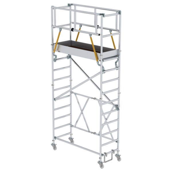 Fahrgerüst aus Aluminium mit Rollen