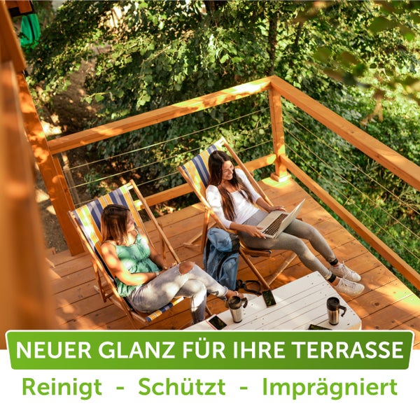 Nordicare Holzöl Außenbereich [500ml] für Lärche, Eiche, Teak oder Akazienholz I Holz Öl Außen zum Holzschutz I Holzschutzöl Außen, Teaköl für Gartenmöbel, Holzpflegeöl, Lärchenöl
