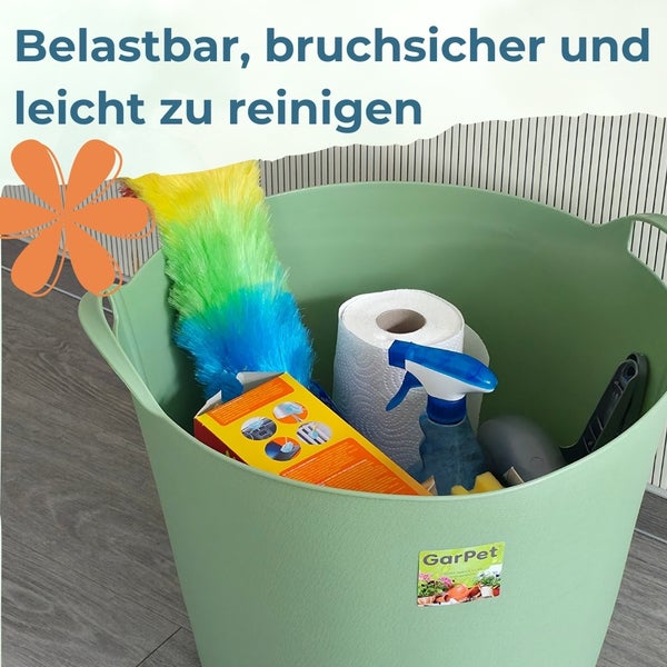 Eimer mit Reinigungsutensilien