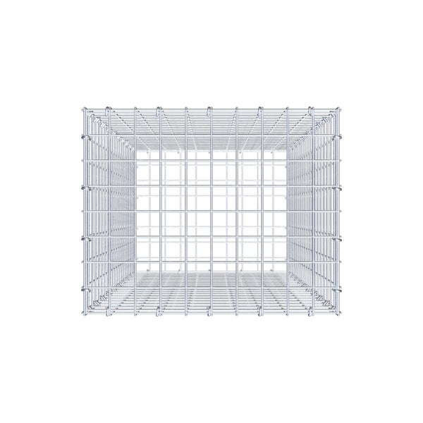 Gabione 100 cm x 50 cm x 40 cm (L x H x T), Maschenweite 5 cm x 5 cm, C-Ring