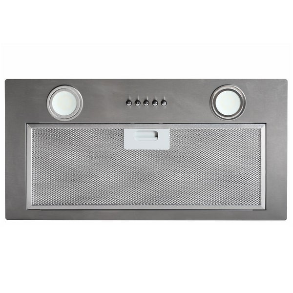 Dunstabzugshaube aus Edelstahl mit Beleuchtung und Filter