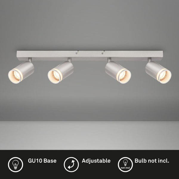 Deckenstrahler Deckenleuchte Deckenlampe Schlafzimmer Schwenkbar 4-flammig GU10